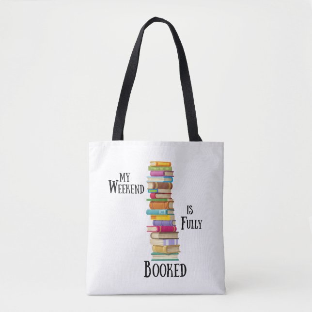 Mein Wochenende ist voll gebucht Tasche (Vorderseite)