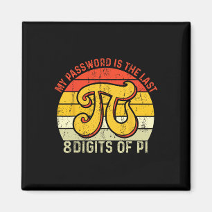 Mein Wort ist die letzten 8 Ziffern von i Magnet
