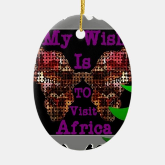 Mein Wunsch Keramikornament (Vorne)