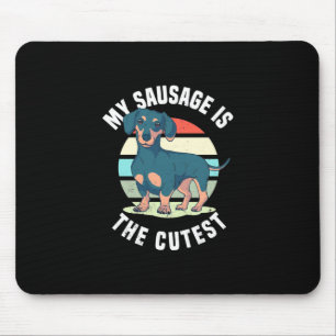 Mein Wursthund ist der Niedlichste Mousepad