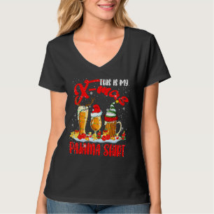 Mein X Mas Pajama Shirt Xmas Santa Reindeer Elf Be