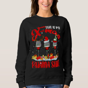 Mein X Mas Pajama Shirt Xmas Santa Reindeer Elf We