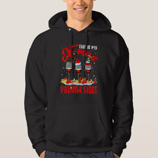Mein X Mas Pajama Shirt Xmas Santa Reindeer Elf We (Vorderseite)
