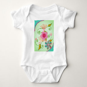 Mein XOXO Little Princess Blues Art Print Design Baby Strampler