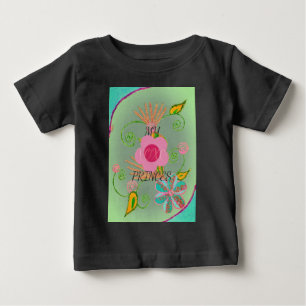 Mein XOXO Little Princess Blues Art Print Design Baby T-shirt