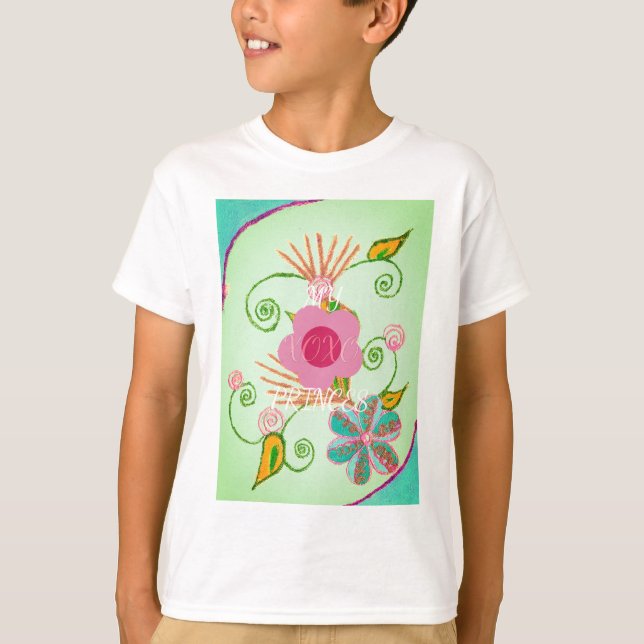 Mein XOXO Little Princess Blues Art Print Design T-Shirt (Vorderseite)