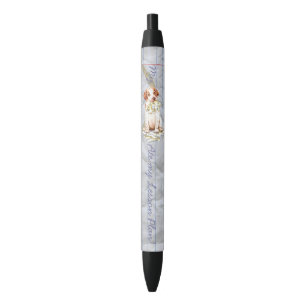 Mein Zeiger hat meinen schwarzen Tintenstift für d Kugelschreiber