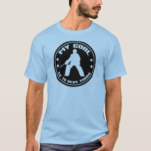 Mein Ziel-Feld-Hockeygoalie-T - Shirt