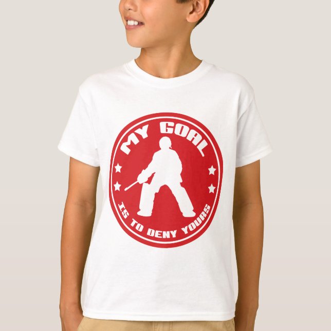 Mein Ziel, Field Hockey Goalie T-Shirt (Vorderseite)