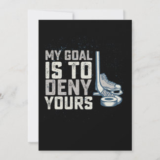 Mein Ziel ist es, deinen Hockey Vintag zu verweige Einladung