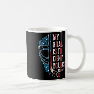 Mein Ziel ist es, deins zu verneinen Lustiger Eish Kaffeetasse