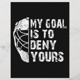 Mein Ziel ist es, dir das Hockey-Goalie-Eis zu ver
