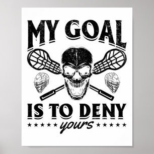 Mein Ziel ist es, Ihnen den lustigen Lacrosse Play Poster