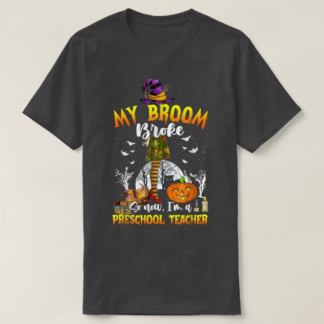 Mein Zimmer brach also, jetzt bin ich eine Prescho T-Shirt (Design vorne)