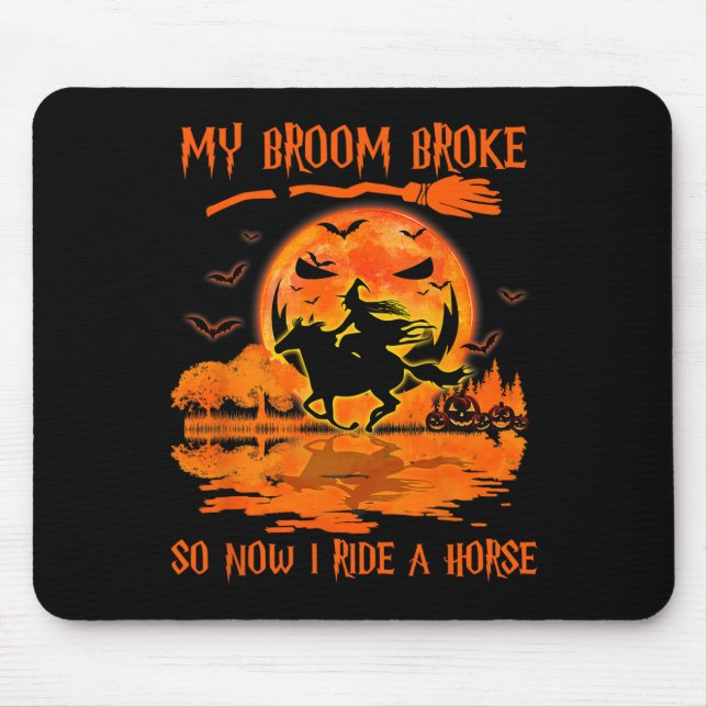 Mein Zimmer brach so, dass ich jetzt eine Pferderü Mousepad (Vorne)