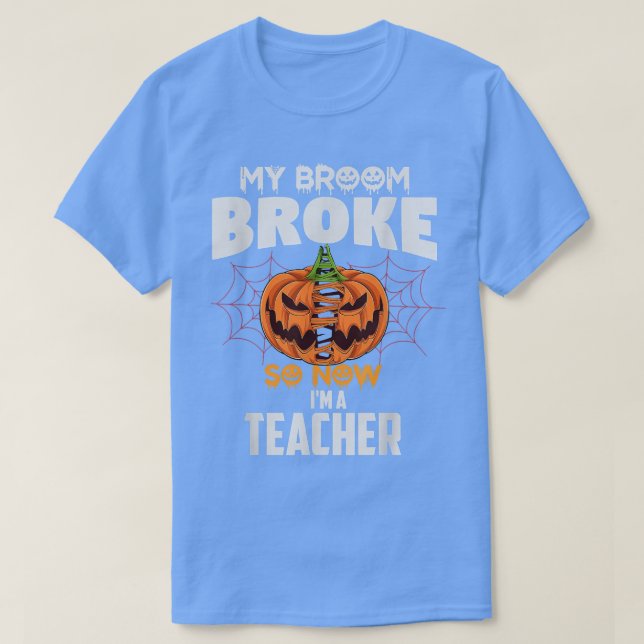 Mein Zimmer brach so, jetzt bin ich ein Teacher Ha T-Shirt (Design vorne)
