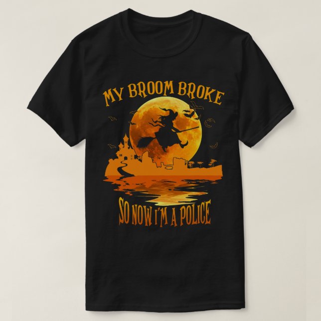 Mein Zimmer brach so, jetzt bin ich eine Polizeihe T-Shirt (Design vorne)