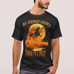 Mein Zimmer brach so, jetzt bin ich eine Polizeihe T-Shirt
