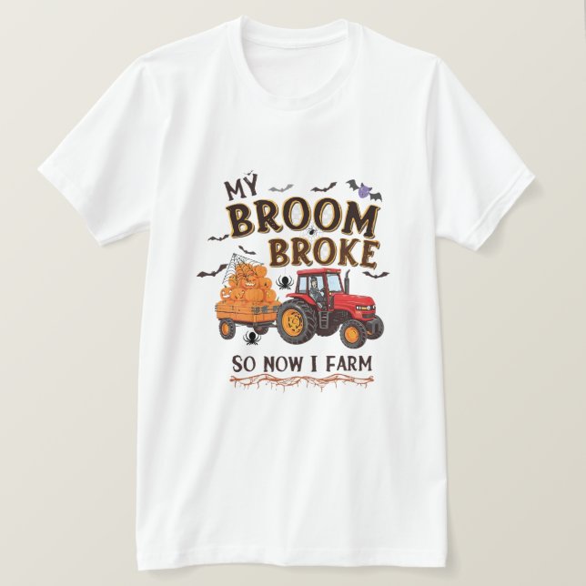 Mein Zimmer brach so, jetzt ich Bauernhof - Funny  T-Shirt (Design vorne)