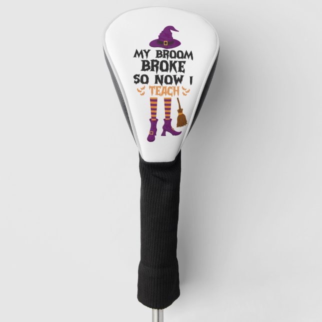 Mein Zimmer brach so, jetzt lehre ich lustiges Hal Golf Headcover (Vorderseite)