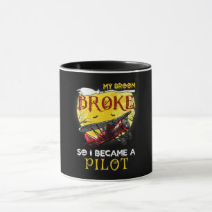 Mein Zimmer brach, sodass ich ein Halloween-Gesche Tasse