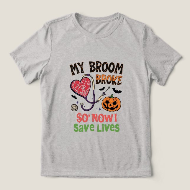 Mein Zimmer Broke So jetzt Rettete ich Leben - Fun Tri-Blend Shirt (Design Vorderseite)