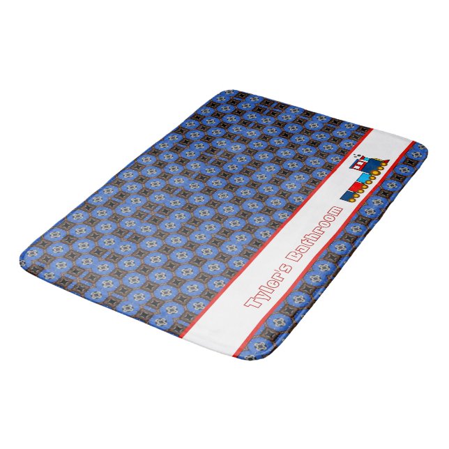 Mein Zug Badematte (Schrägansicht)