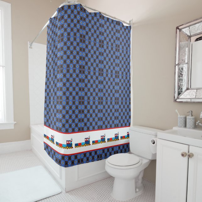 Mein Zug Duschvorhang (Beispiel)