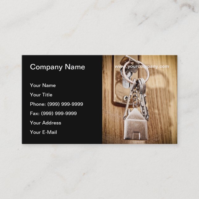 Mein Zuhause Visitenkarte (Vorderseite)