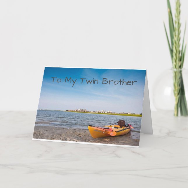 MEIN ZWEI BRUDER UND MEIN "BESTER FREUND AUCH" KARTE (Vorderseite)
