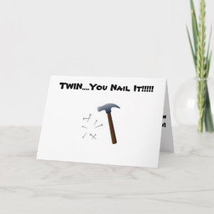 MEIN ZWEIMAL "NAILS IT" JEDEN TAG (GEBURTSTAG) KARTE