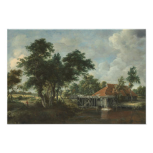 Meindert Hobbema - Das Wasserwerk Fotodruck