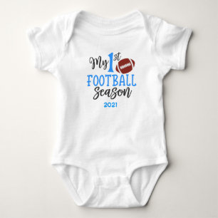 Meine 1. Fußballsaison - Jungen - Baby Duschgesche Strampler