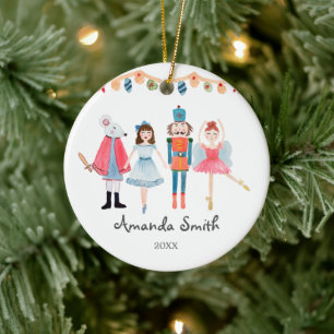 Meine 1. Weihnachtsnachtsnachtsnacht Ballerina-Orn Keramik Ornament
