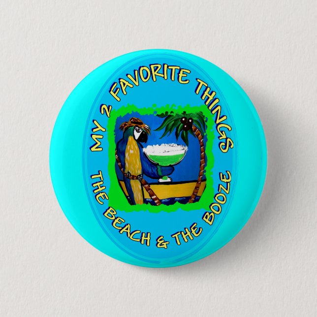 MEINE 2 BELIEBTEN DINGE BUTTON (Vorderseite)