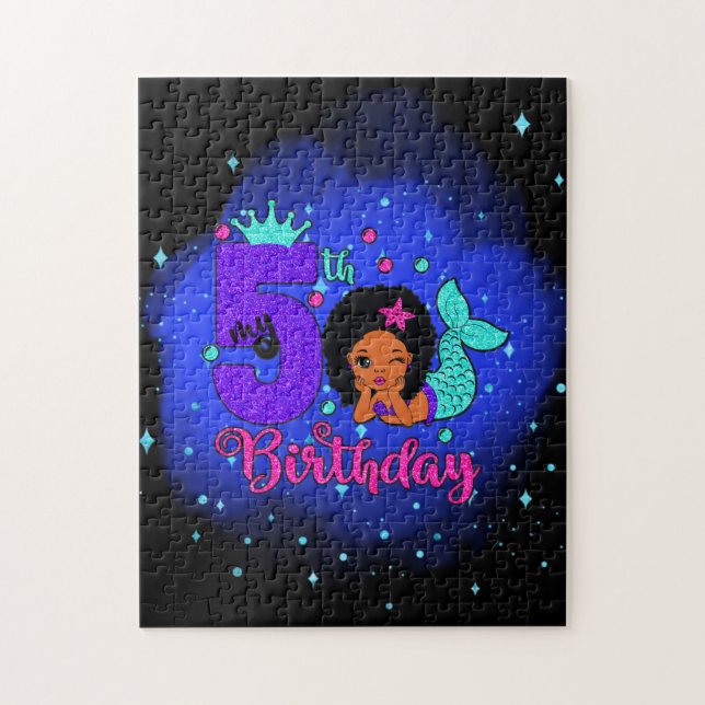 Meine 5. Geburtstagsmermaid (Vertikal)