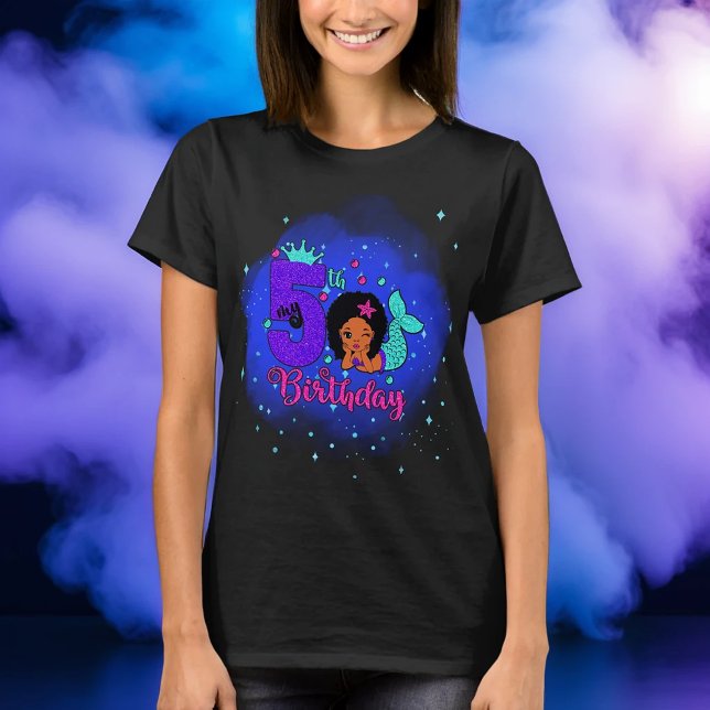 Meine 5. Geburtstagsmermaid T-Shirt (Von Creator hochgeladen)