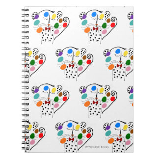 Meine 9 Felines Spiral Extravagant Pants (Spiral N Notizblock