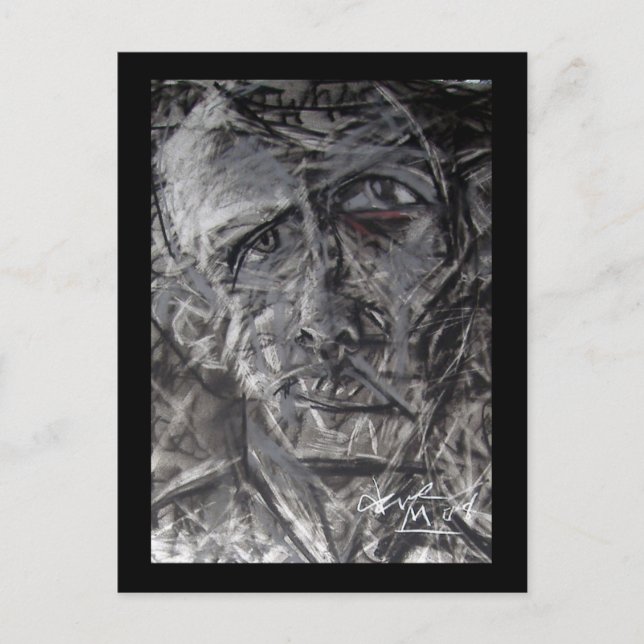 meine Ablehnung Postkarte (Vorderseite)