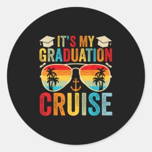 Meine Abschluss Cruise 2025 Abschluss Cruise 20 Runder Aufkleber
