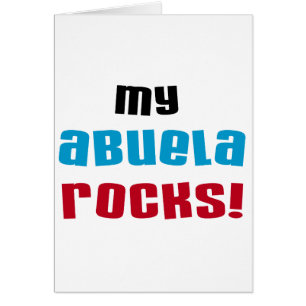 Meine Abuela Rocks T - Shirt und Geschenke