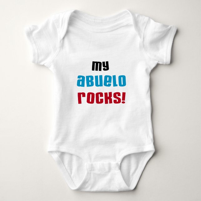Meine Abuelo Rocks T - Shirt und Geschenke (Vorderseite)