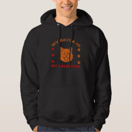 Meine Akita ist meine Valentinierin Hoodie