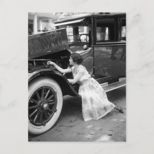Meine alte Auto lieben, 1920er Postkarte