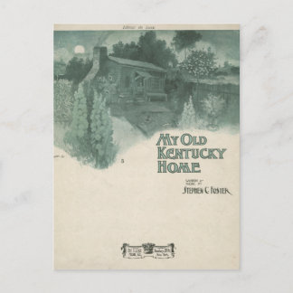 Meine alte Kentucky Zuhause Postkarte