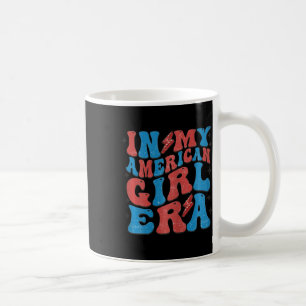 Meine amerikanische Mädchen Era Retro 4. Juli vier Kaffeetasse