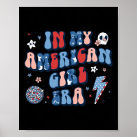 Meine amerikanische Mädchen Era Retro 4. Juli vier