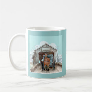 Meine Amish überdachte Brücke Kaffeetasse