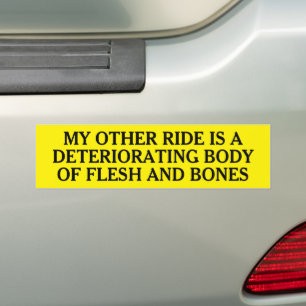 Meine andere Fahrt ist ein sich verschlechternder  Autoaufkleber