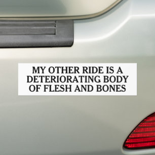 Meine andere Fahrt ist ein sich verschlechternder Autoaufkleber
